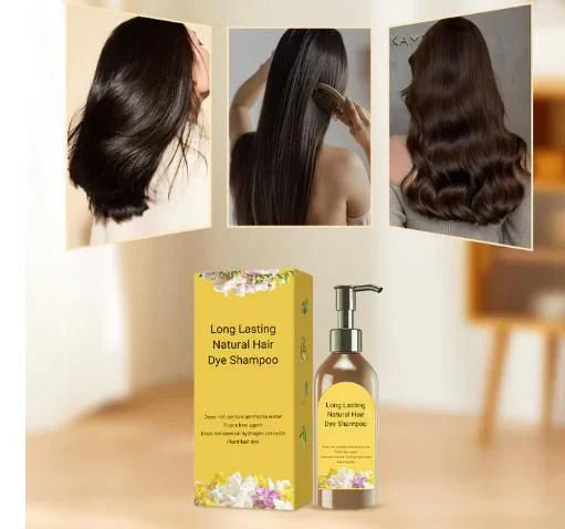 Long Lasting Natural Hair Dye Shampoo 100ML Buy 1 Get 1 FREE