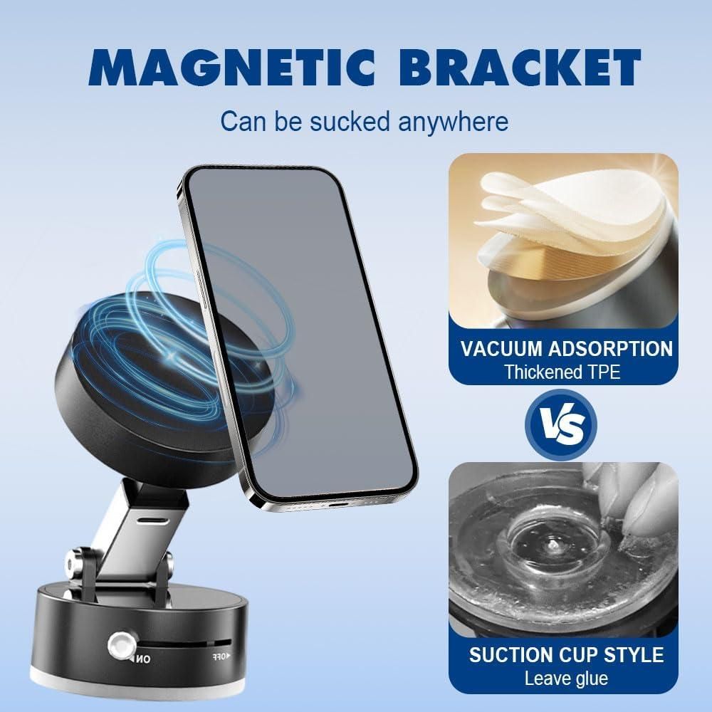 Vacuum Magnetic Suction Mobile Holder