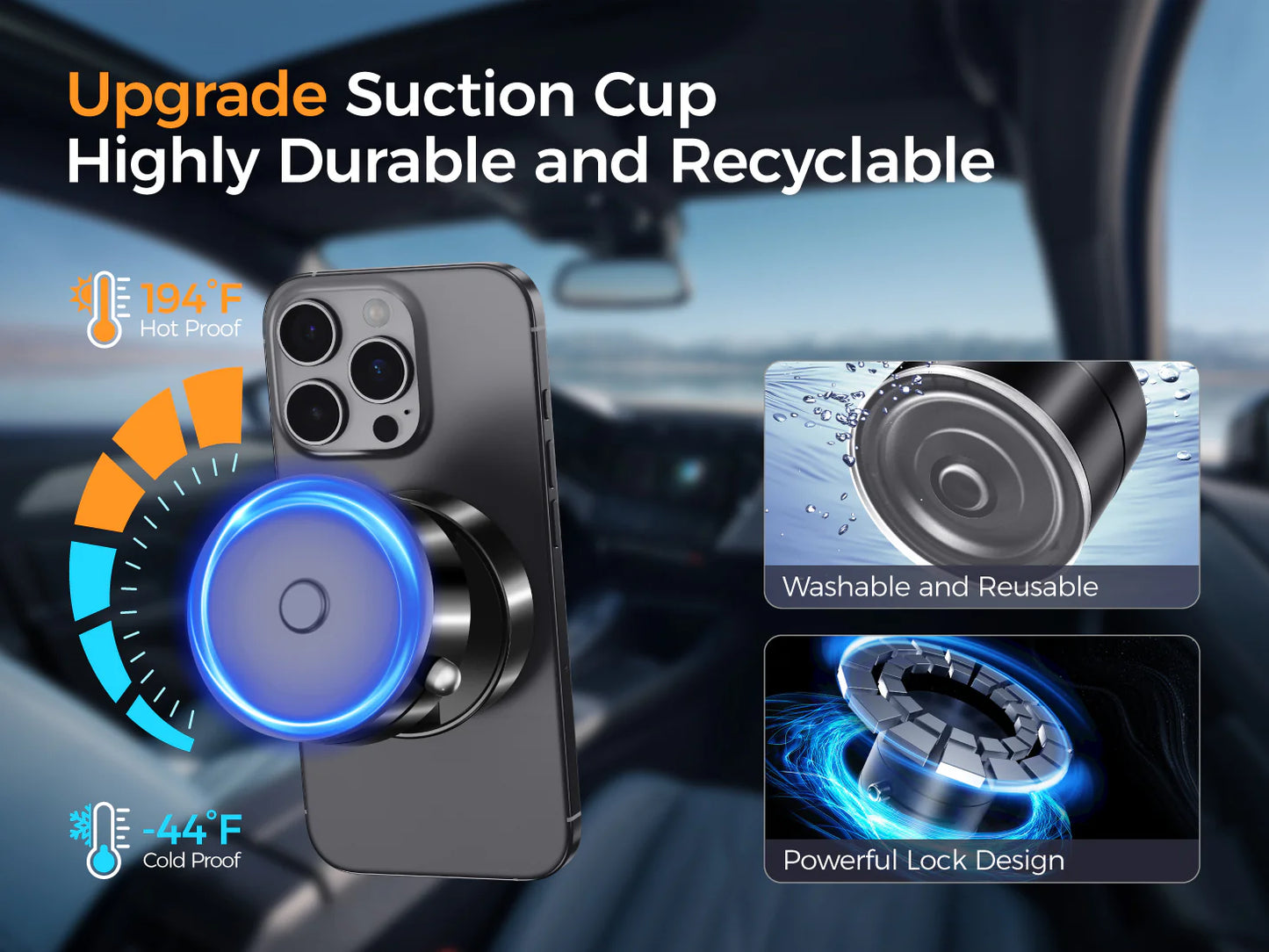 Vacuum Magnetic Suction Mobile Holder