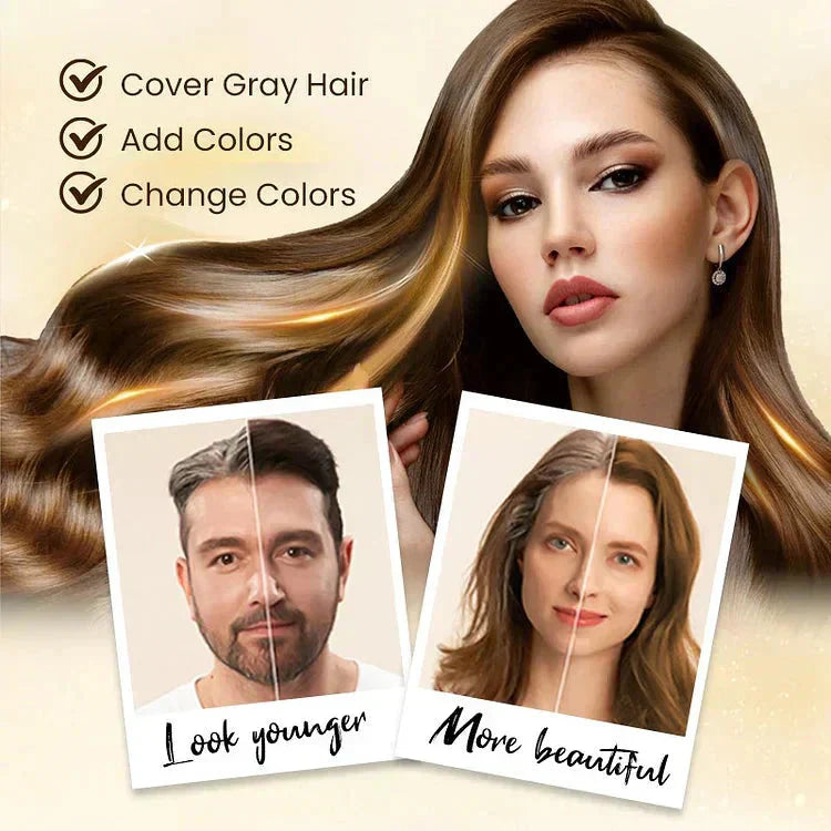 Long Lasting Natural Hair Dye Shampoo 100ML Buy 1 Get 1 FREE