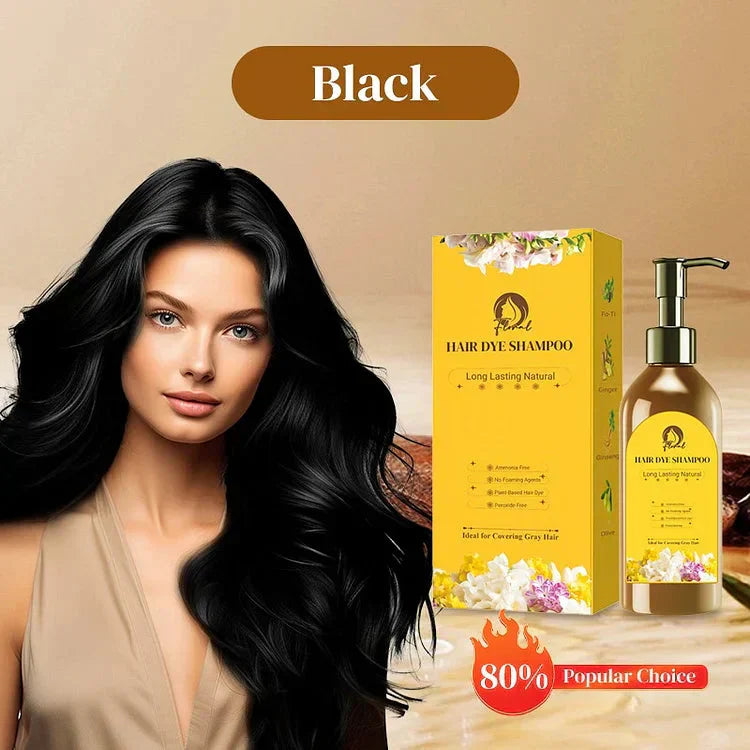 Long Lasting Natural Hair Dye Shampoo 100ML Buy 1 Get 1 FREE