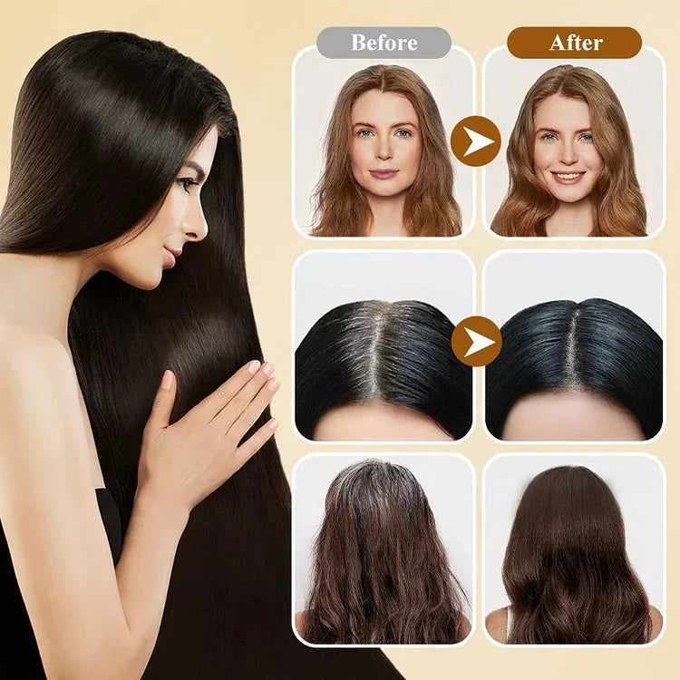Long Lasting Natural Hair Dye Shampoo 100ML Buy 1 Get 1 FREE