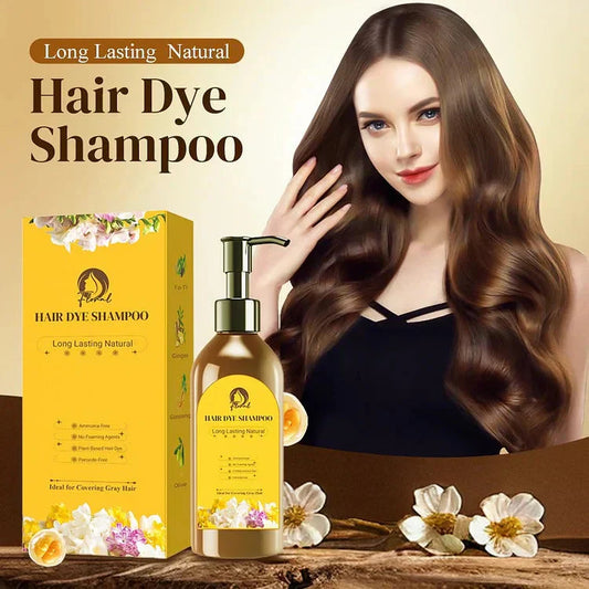 Long Lasting Natural Hair Dye Shampoo 100ML Buy 1 Get 1 FREE